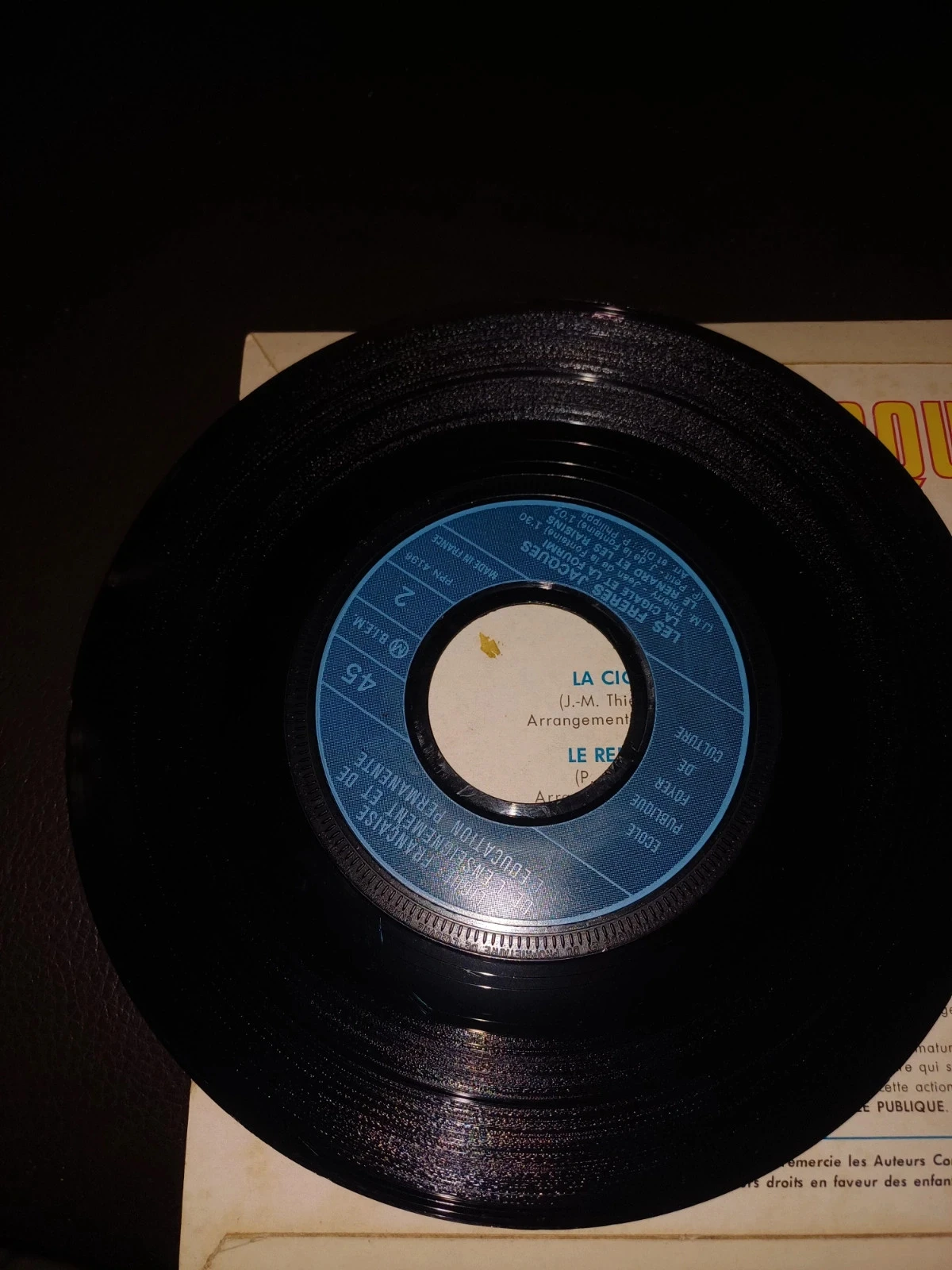 Disco de vinil de 45 rpm dos irmãos Jacques – photo 6